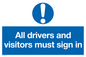 MV5342: All drivers and visitors must sign in