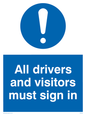 MV5342: All drivers and visitors must sign in