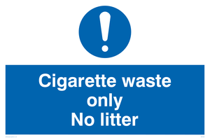 MV5422: Cigarette waste only