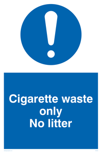 MV5422: Cigarette waste only