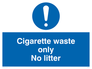 MV5422: Cigarette waste only