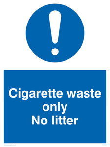 MV5422: Cigarette waste only