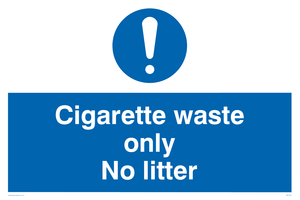 MV5422: Cigarette waste only