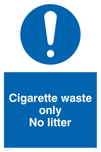 MV5422: Cigarette waste only