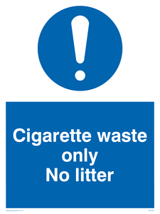 MV5422: Cigarette waste only