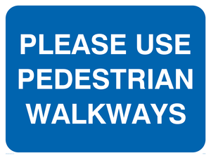 MV5464: Use pedestrian walkways