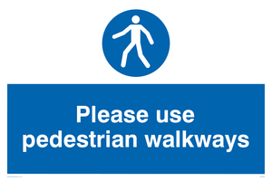 MV5464: Use pedestrian walkways