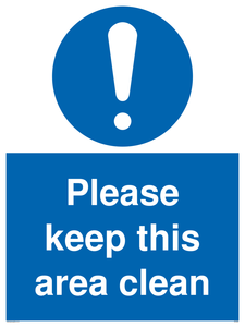 MV5485: Please keep this area clean