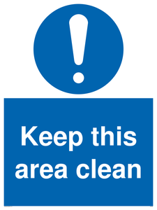 MV5486: Keep this area clean