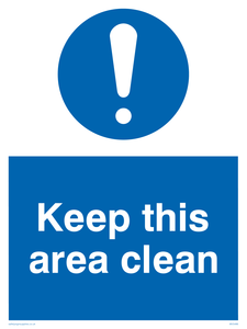 MV5486: Keep this area clean