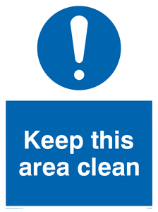 MV5486: Keep this area clean