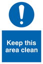 MV5486: Keep this area clean