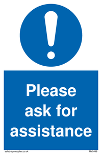 MV5499: Please ask for assistance