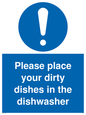 MV5504: Please Place dirty dishes in dishwasher