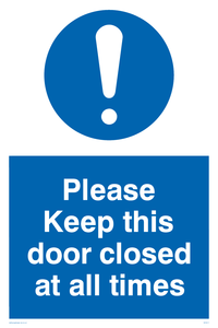 MV5511: Please Keep door closed at all times
