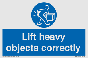 MV5513: Lift heavy objects correctly