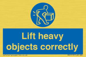 MV5513: Lift heavy objects correctly