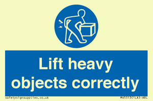 MV5513: Lift heavy objects correctly
