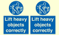MV5513: Lift heavy objects correctly