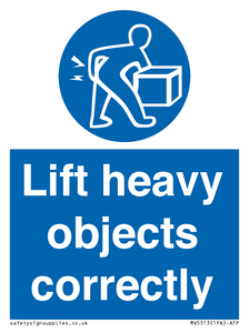 MV5513: Lift heavy objects correctly