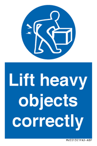 MV5513: Lift heavy objects correctly