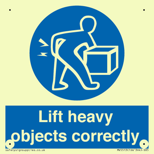 MV5513: Lift heavy objects correctly