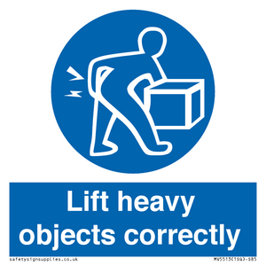 MV5513: Lift heavy objects correctly