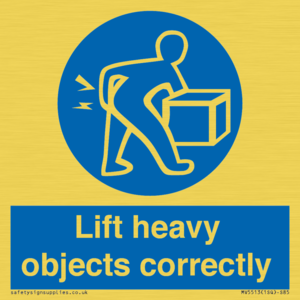 MV5513: Lift heavy objects correctly