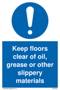 MV5536: Keep floors clear of slippery materials