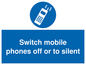 MV5759: Switch mobile phones off or to silent