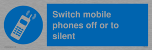 MV5759: Switch mobile phones off or to silent