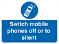 MV5759: Switch mobile phones off or to silent