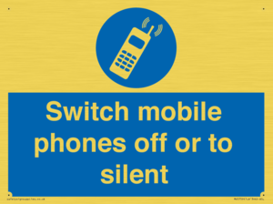 MV5759: Switch mobile phones off or to silent