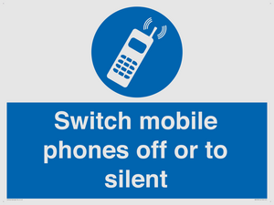 MV5759: Switch mobile phones off or to silent