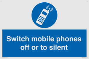 MV5759: Switch mobile phones off or to silent