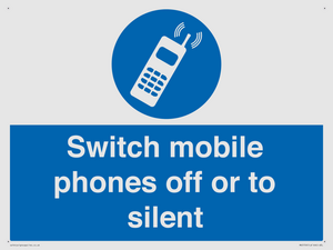 MV5759: Switch mobile phones off or to silent