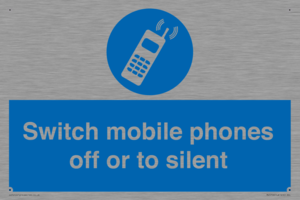 MV5759: Switch mobile phones off or to silent