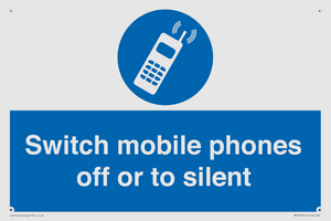 MV5759: Switch mobile phones off or to silent