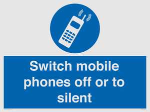 MV5759: Switch mobile phones off or to silent