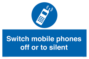 MV5759: Switch mobile phones off or to silent
