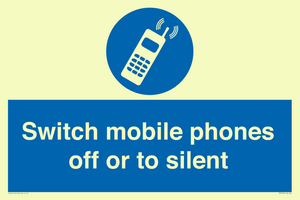 MV5759: Switch mobile phones off or to silent