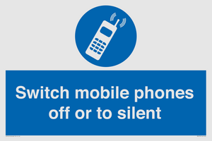 MV5759: Switch mobile phones off or to silent