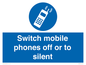 MV5759: Switch mobile phones off or to silent