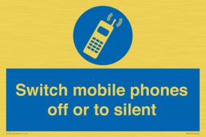 MV5759: Switch mobile phones off or to silent