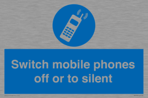 MV5759: Switch mobile phones off or to silent
