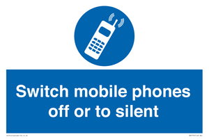 MV5759: Switch mobile phones off or to silent