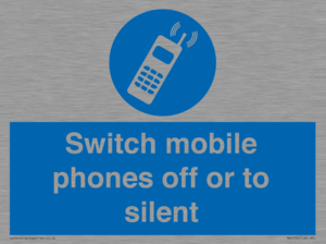 MV5759: Switch mobile phones off or to silent