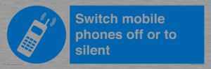 MV5759: Switch mobile phones off or to silent