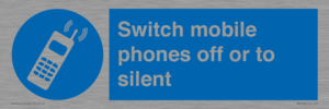 MV5759: Switch mobile phones off or to silent
