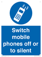 MV5759: Switch mobile phones off or to silent